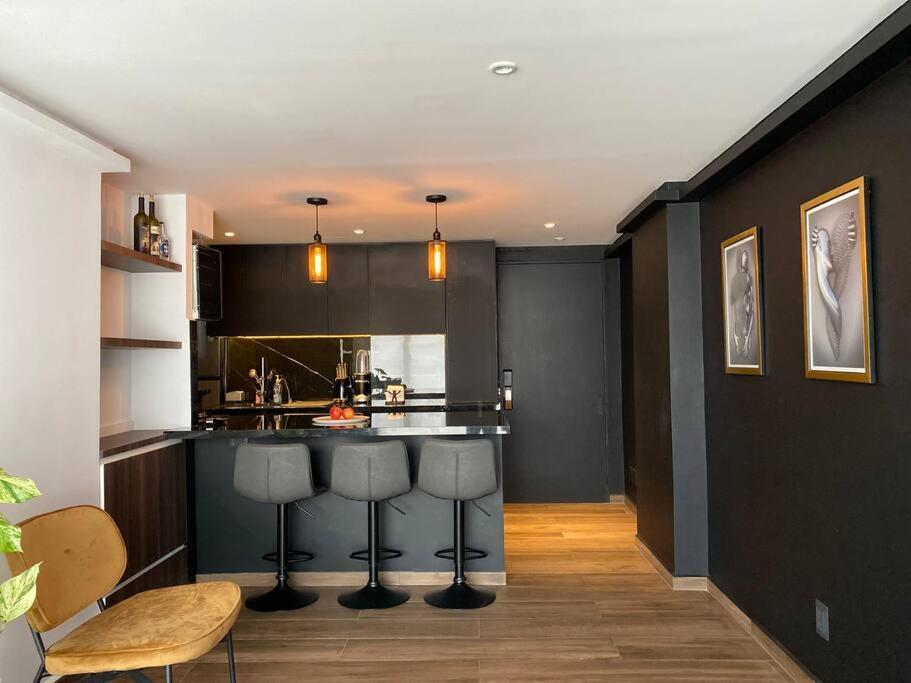 Black Loft. Moderno Y Nuevo, Super Ubicado. Cidade do México Exterior foto